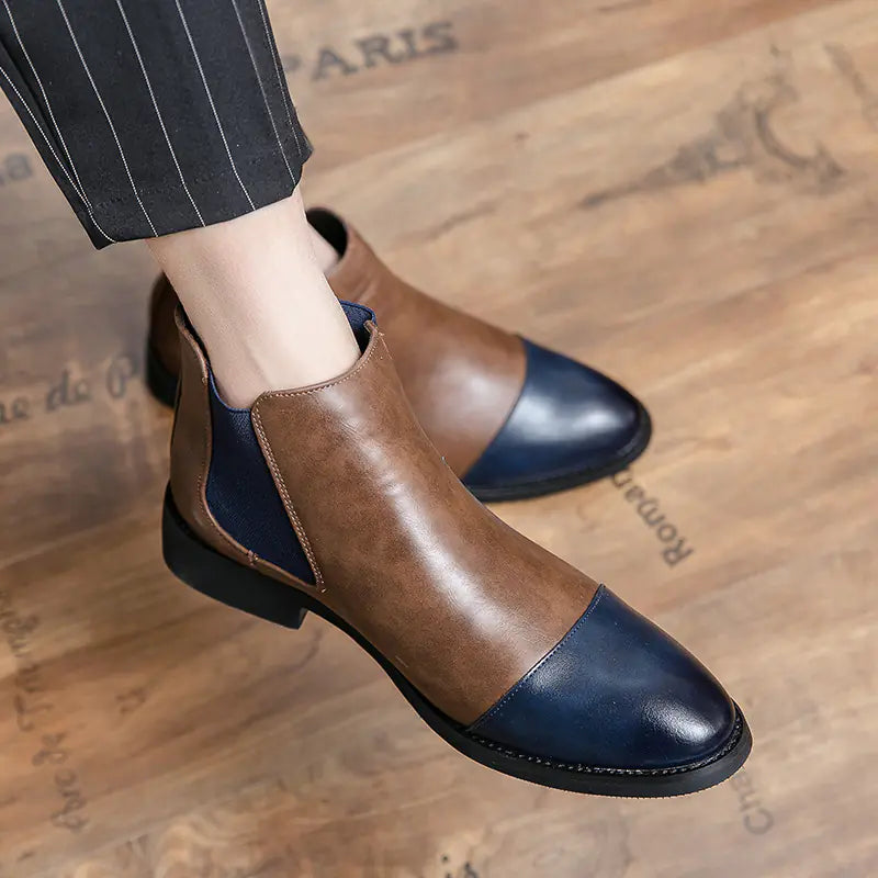 Men's Stylish British Pointed Toe Martin Boots