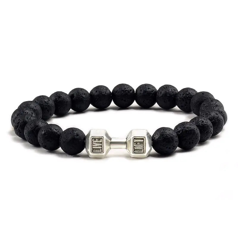 Natural Volcanic Stone Beads Aromatherapy Bracelet