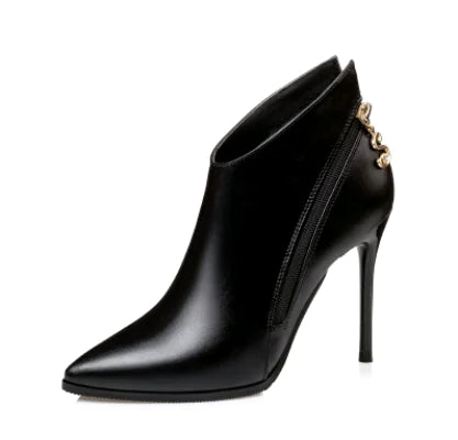 Stylish Pointed Toe Martin Boots for Women, Autumn/Winter